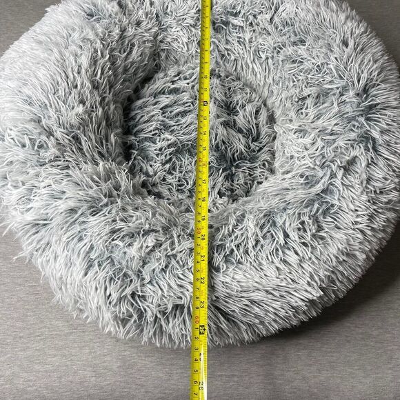 Western Home 24'' Donut Faux Fur Plush Pet Bed - Picture 9 of 9
